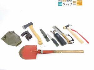 MORAKNIV モーラナイフ キャンプナイフ、ハスクバーナ 手斧、三徳スコップ 他 出刃包丁 ハンマー など 5点セット