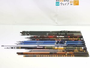 シマノ ファインカーボン 磯辺 UG/HF-45、ニッシン プロステージ 攻堤 ヘチ 270 他 磯竿 振出竿 ジャンク大量セット ジャンク品