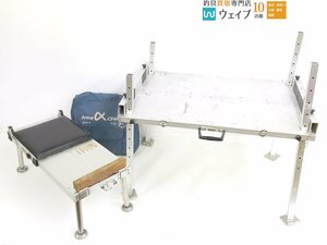 カープ ミニαチェア 他 ヘラブナ へら台 釣り台 2点セット ジャンク品