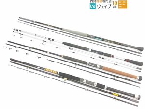 ダイワ フネ V 64 50-330・カーボウィスカー パワーメッシュ 潮流 マダイ 30-330・サクラ 金剛 ひらめ 3.3M 等 計4本セット