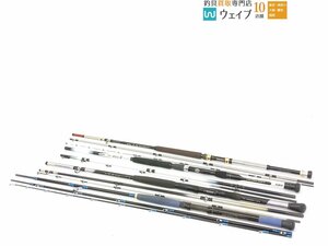 ダイワ HZ 剣崎 50-320 ・ がまかつ がま船 真鯛 30-330 ・ A-TEC エーテック ファイティング Wパワー バット 等 計4本 中古