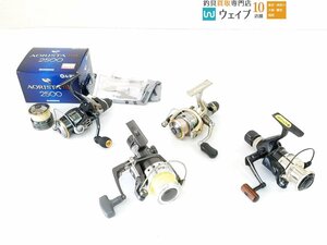 シマノ アオリスタ BB 2500・ダイワ エンブレムX 2550・タクティクスエンジョイ 泳がせアオリ SA-5000 他 計4点 リールセット