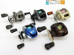 シマノ 03 スコーピオン クイックファイヤー 右、ダイワ チームダイワS 105HV・トライフォースX 153iv 他 リール 計5点