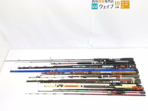 シマノ バイオインパクトX ヒトツテンヤマダイ 245MH・バイオインパクト カワハギ M180 他 船竿 ジャンク大量 ジャンク品