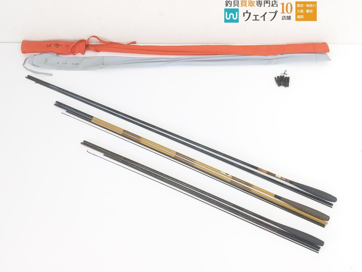 驚きの値段で ダイワ・へら竿/天峰 硬式 竿袋付き【Z-456】 6本継 19尺 驚きの値段で ダイワ・へら竿/天峰 硬式 竿袋付き【Z-456】 6本継 19尺
