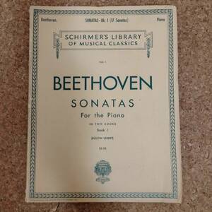 瓶]洋楽譜 BEETHOVEN SONATAS For the Piano [Bulow - Lebert]　Book 1｜ベートーヴェン ピアノソナタ集