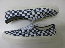 ◆ VANS バンズ 507698 VN0A5KS94M0 オーセンティック ネイビー系 CHK DRESS BLUES 27.5cm スニーカー /6366SA_画像8