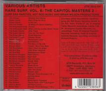 CD『 Rare Surf Vol.6 / The Capitol Masters 2 』エレキ サーフミュージック オールディーズ_画像2