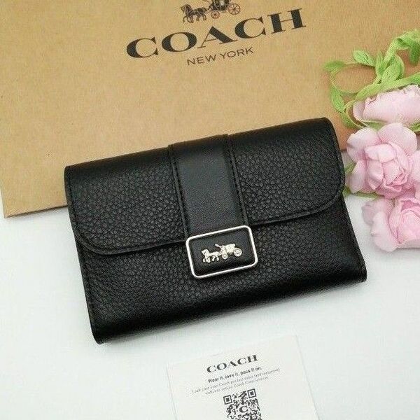 新商品　COACH　コーチ　折り財布　正規品