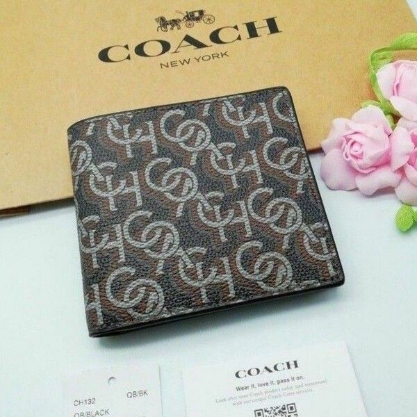 新品　COACH　コーチ　折り財布　正規品