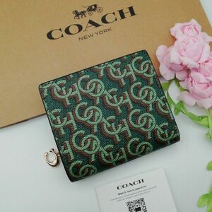 新商品　COACH　コーチ　折り財布　NEWデザイン　正規品