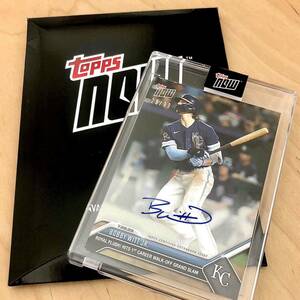 【Bobby Witt Jr.】/99 On-Card Auto Topps Now 【直筆サインカード】ボビーウィットJr. ロイヤルズ royals MLB Autograph 未開封