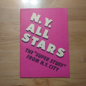 ★The New York Allstars★日本公演1978★マイク・マイニエリサイン付★ツアーパンフレット★concert brochure★中古品★Autograph