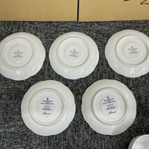 110747◎【まとめ売り】Haviland アビランド カップ＆ソーサー 5客 ブルー 青 花 洋食器_画像5