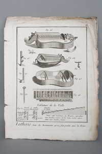 《フランスアンティーク》18世紀 楽器の版画⑤