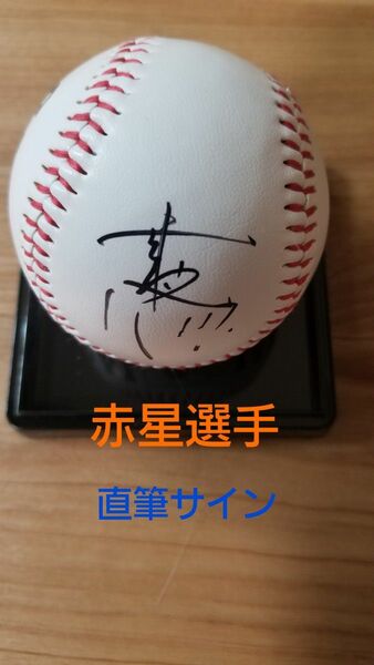 値下げ　プロ野球　直筆サイン　赤星選手　 読売ジャイアンツ　 直筆サインボール　 侍ジャパン