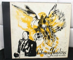 !!! Jazz 78rpm X 3 Coleman Hawkins On Asch Records[ US '45 Asch Records 355 ] SP盤