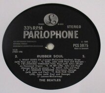 ☆彡 デンマーク盤 The Beatles Rubber Soul [ DENMARK stereo '65 ORIG Parlophone PCS 3075 ] BLACK LABEL_画像7