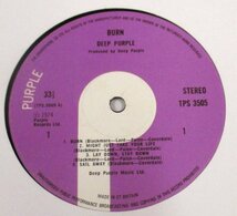 ☆Gramophone Co. Ltd.彡 英國盤 Deep Purple Burn [ UK ORIG '74 Purple Records TPS 3505 MAT 1/1 ] The 1st pressing_画像4