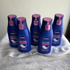 NIVEA ニベア スキンミルク しっとり 120g（ボトル）x5