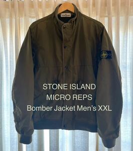 SS12 ストーン アイランドStone islandミクロ レップスMicro Repsボンバー ジャケットXXL ナイロンnylonメタルmetalブルゾン ビンテージ