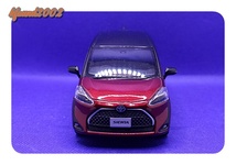 TOYOTA　SIENTA　トヨタ自動車製　シエンタ　カラーサンプル　ツートンカラー　ブラックマイカ×レッドマイカ色_画像5