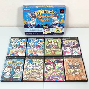 PlayStation2 PS2 プレイステーション2 ポップンミュージック ソフトまとめ 7 8 10 11 12 13 Best Hits コントローラ セット pop'n music