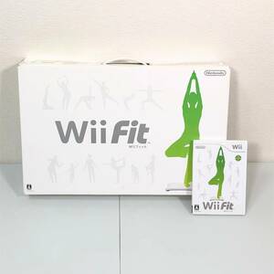 【1円スタート】 Nintendo Wii Fit バランスボード ソフト セット 動作未確認 任天堂 ニンテンドー