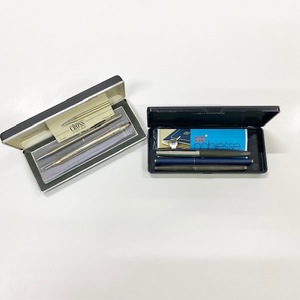  万年筆 ボールペンまとめ5本 MONTBLANC モンブラン ノブレス PARKER PARKER21 14K刻印 パーカー インク付 CROSS TOKIOMARINE　ケース付き 