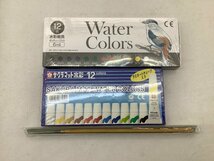 ホルベイン・サンノート・サクラ 　油絵具(白なし)・水彩絵具・筆・筆洗器 まとめ ※未使用含む 中古品 ACB_画像6