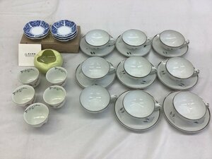 深川製磁 花鳥唐草 小皿揃/カップ＆ソーサー・小皿・湯のみ 未使用品含む 中古品　ACB