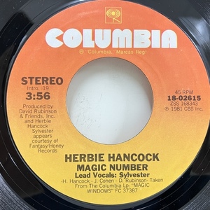 ■即決 7インチ Herbie Hancock / Magic Number - Help Yourself 18-02615 d2479 米オリジナル、2曲入り7インチ 