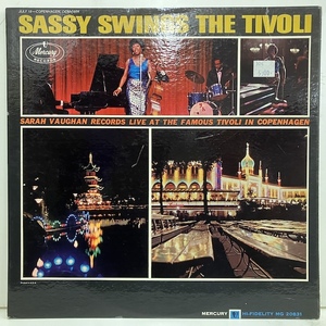 ■即決 VOCAL Sarah Vaughan / Sassy Swings The Tivoli Mg20831 jv6129 米オリジナル、黒銀Oval Dg Mono