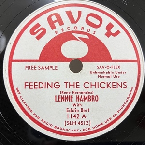 ■即決SP78 Lennie Hambro Eddie Bert / Mambo Barbarita - Feeding The Chicken 1142 j40050 