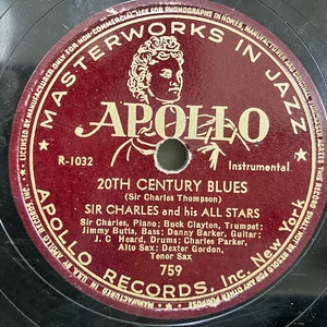 # быстрое решение SP78 Sir Charles And His All Stars / 20th Century Blues - The Street Beat 759 j40051