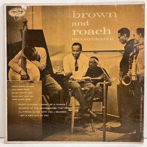 ■即決 JAZZ Clifford Brown Max Roach / Incorporated mg36008 j40180 米盤、銀輪無ドラマーDg Mono 片Ymgスタンパー