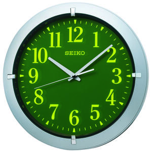 最落1円 特価 アウトレット品セイコー掛時計 KX618S 集光樹脂文字板の見やすい掛時計 (M4)