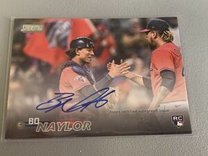 Bo Naylor 2023 Topps stadium club auto 直書き 直筆サインカード rookie ボー・ネイラー ルーキー Cleveland Guardians