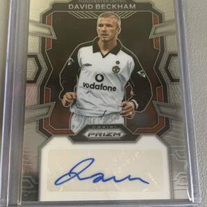 David Beckham 2023-24 Panini Prizm EPL Auto Manchester United SSP デビッド・ベッカム マンU 直筆サインカードの画像1