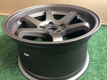 新品 未使用 17×9.5J+0 114.3 国内在庫 即納 発送 スカイライン シルビア JZX100 RX サーキット ドリフト ドリケツ 深リム コンケーブ_画像2