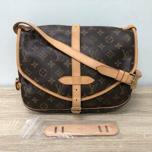 【10000円スタート】美品!! LOUIS VUITTON ヴィトン ショルダーバッグ ソミュール30 M42256 モノグラム 斜め掛け レディース 