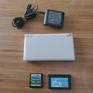 1円スタート！ DS ニンテンドーDS Lite 本体 スーパーマリオブラザーズ メイドインワリオおまけ 動作確認 送料230円