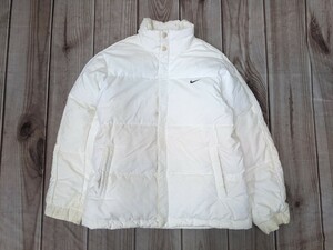 8．00s NIKE ナイキ ボリュームダウンジャケット メンズL 白系 y812