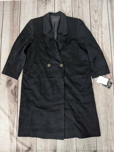 19．未使用タグ付き LASEINE ラセーヌ カシミヤ100　カシミア100　コート レディース13AR グレー y111