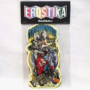 RAT FINK ロッキンジェリービーン EROSTIKA ラットフィンク BROTHER FINK ステッカー クリアー ムーンアイズ