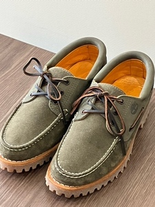 ★【未使用品】ティンバーランド オーセンティック スリーアイ クラシック Timberland Authentics 3 Eye Classic　サイズ25㎝