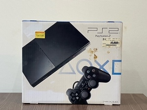 ★PS2 本体 セット 薄型 ブラック SONY PlayStation2 SCPH-90000 動作確認済 プレステ2