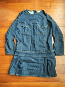 SEE BY CHLOE Denim ワンピース シーバイクロエ デニム バックファスナー 長袖