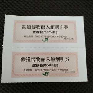 鉄道博物館入館割引券　JR東日本旅客鉄道株主優待
