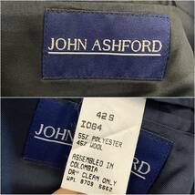 JOHN ASHFORD テーラードジャケット 42S 紺ブレ ブレザー コート ジャケット ネイビー 2つボタン 金ボタン ジョンアシュフォード_画像5